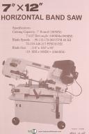 Duracraft Band Saw Parts Manual