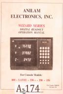 Anilam Electronics Wizard Series Digital Readout Operations Manual Year (1993)