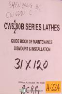 Acra CW6 1/2 80B Series, Lathes, Guidebook of Maintnenace & Installation Manual