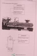 Acra Kinwa, CHD 560X, 660 & 760, lathe, Operations & Parts List Manual Year 2008