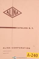 Alina Christen Model 232, Drill Grinding Machine, Spare Parts Manual