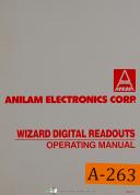 Anilam Wizard, Lathe Series & Twin Count, Operations and Programming Manual