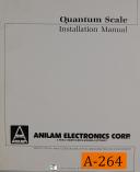 Anilam Quantum Scale Instalaltion , 700-036 Manual