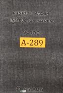 Amada V-300, Contour Band Saw Machine, Instructions Manual