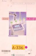 Artos S8 Printer, Operations Manual Year (2003)