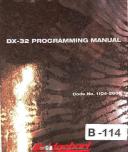Bridgeport DX32, Milling Machine, Programming Manual Year (1994)
