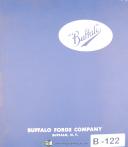 Buffalo Forge Bending Rolls, Instructions and Parts Manual Year (1968)