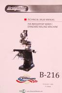 Bridgeport Technical Reference Series I Milling Machine Manual