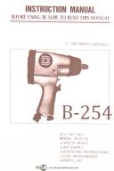 Black & Decker 1/2 Inch Air Impact Wrench, YK-811B, Operations Parts Manual