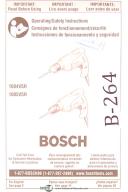 Bosch 1004VSR and 1005VSR Drill, Operators Instruction and Service Manual 2004