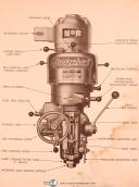 Bridgeport Milling Machine, Operations & Parts Lists Manual Year (1948)