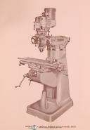 Bridgeport Series I, M-105 Milling Machine, Operations Maint & Parts Manual 1972