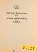 Monforts RA 160, Technische Zeichnumgen zur Bedienungsanleitung German Manual