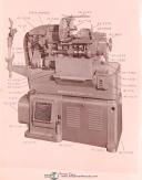 Brown & Sharpe No. 00G, Automatic Screw Machine, Repair Parts List Manual 1955