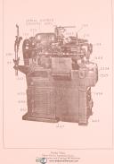 Brown & Sharpe No. 00 Size, Cutting Off & Screw Threading, Parts Manual 1937