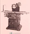 Brown & Sharpe No. 5, Grinding Machine, Operations Maintenance & Parts Manual
