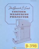 Bausch & Lamb Contour Measuring Projector, Cat. D-27, Facts & Features Manual