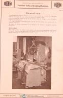 Blohm HFS6, Surface Grinding Machine, Operations & Parts (German) Manual 1959