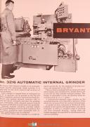 Bryant 3216-G N Series, Internal Grinder, Oeprations Maintenance Manual 1963