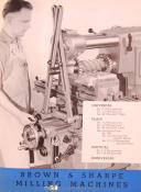 Brown & Sharpe, Milling Machines, Facts & Features Manual (1951)