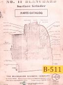 Blanchard No. 11, Surface Grinder Machine, Parts Lists Manual Year (1953)