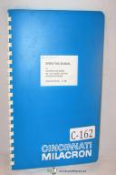 Cincinnati Milacron Operator's # 1,2 Micro-Centric Grinding Machine Manual