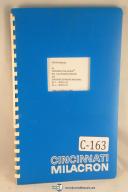 Cincinnati Milacron Parts #s 1 and 2 Micro-Centric Chuck Grinding Machine Manual
