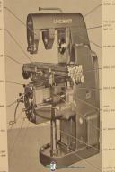 Cincinnati Service & Parts List, #s 2ML, 2MI & 3MI Milling Machines Manual
