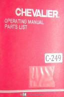 Chevalier FSG Series Surface Grinder Operation and Parts Manual