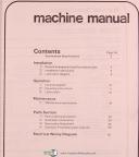 Clausing 11", Geared Head Engine Lathes, Instructions & Parts Manual
