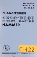 Chambersburg Ceco-Drop, Piston-Lift Gravity-Drop Hammer Instructions Manual 1960