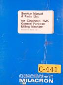 Cincinnati Milacron 2MK, Milling Machine, 258 Page, Service & Parts Manual 1978
