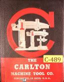 Carlton 3A 4A & 5A, 75 page - Care & Maintenance Manual 1944