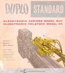 Duplo Standard R.U.T. 115 and RUT80, Operations Manual