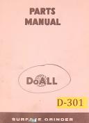 Doall L618-7, L618-12, Surface Grinder, Parts Lists Manual Year (1967)