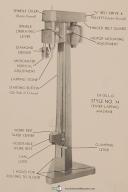 Excello Style No. 74 Center Lapping Machine, Operators Manual