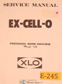 Ex-cell-o Model 722, Boring Machine, Complete Operations and Maintenance Manual