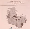 Ex-cell-o Style 312, Boring Machine, Install Operations & Maint Manual 1956