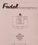 Fadal Giddings & Lewis, VMC Series Machining Centerer, Operations Manual 1997