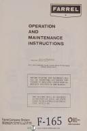 Farrel Operators 14 ft 9 in Vertical Boring and Turning Mill Machine Manual