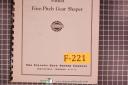 Fellows 3" Fine Pitch, Gear Shaper, Parts List Manual Year (1967)
