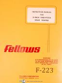 Fellows 3 Inch, Fine Pitch Gear Shaper, Instructions Manual Year (1975)
