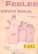 Feeler Model FHR-68, Lathe Chucking Machine, Service Manual