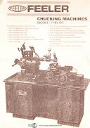 Feeler Model FHR-68, Lathe Chucking Machine, Service Manual