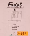 Fadal VMC Maintenance Manual Year (1995)
