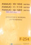 Fanuc 10/100, 11/110 & 12/120 Series, B-54810E/02, Operator's Manual 1987