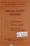 Grand Rapids 25, Surface Grinder, Parts List Manual Year (1946)