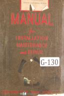 Gisholt Operation Maint Set-Up Type S Balancing Machine Manual