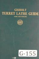 Gisholt Operators Turret Lathe Guide 3rd Edition 1920 Machine Manual