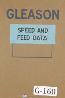 Gleason Speed Feed Tables Bevel Gear Planer Generators Manual Year (1928)